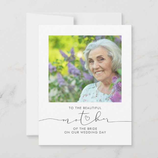 À Bela Mãe Da Foto De Casamento Da Noiva (Frente)