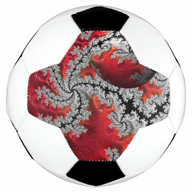 A Beleza da Bola de Futebol de Mandelbrots (Frente)