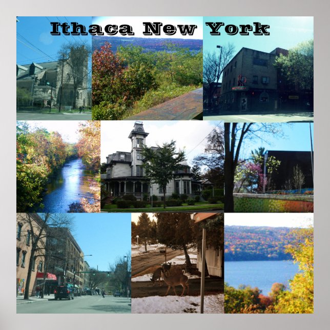 A BELEZA DE ITHACA, POSTER DE NOVA YORK (Frente)