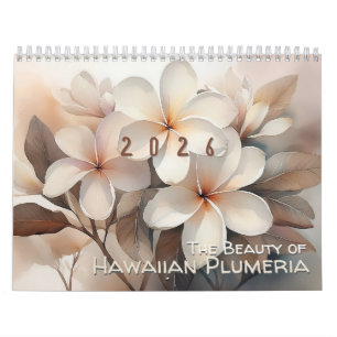 A Beleza do Calendário Médio de Plumeria Havaiano
