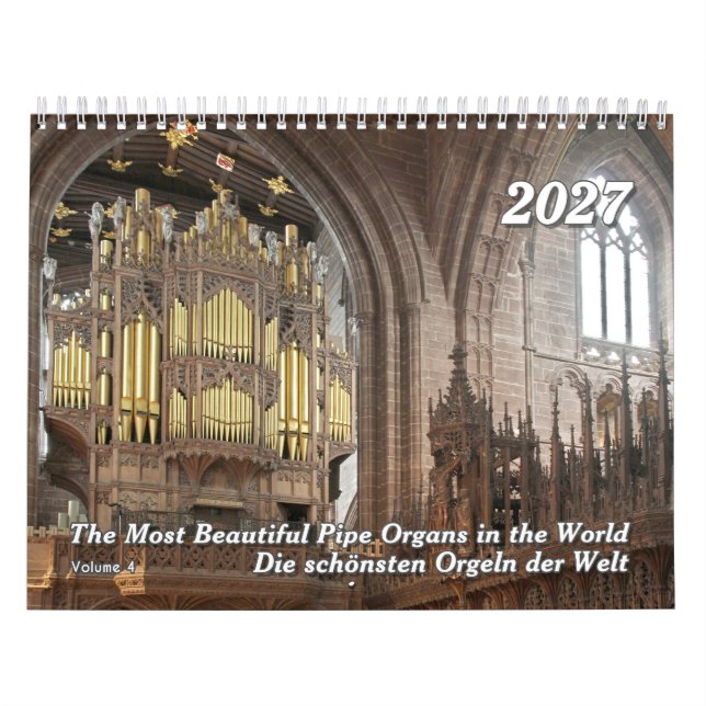 A Beleza dos Órgãos de Tubos – Um Calendário de Ór (Capa)