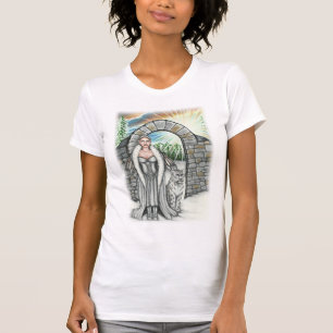 A beleza e sua camisa do animal