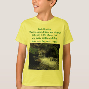 A bênção irlandesa caçoa a camisa