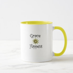 A benevolência acontece caneca