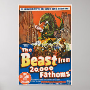 A Besta de 20.000 Fathoms Poster
