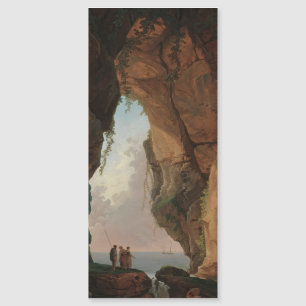 A Boca de uma Caverna (1784) Hubert Robert