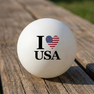 A Bola de Ping Pong "Coração da América"