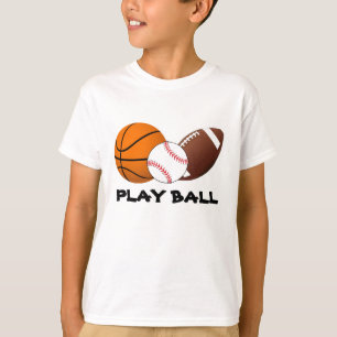 A bola do jogo ostenta o t-shirt