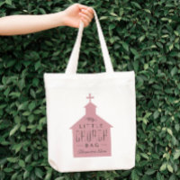 A bolsa da minha pequena igreja é rosa