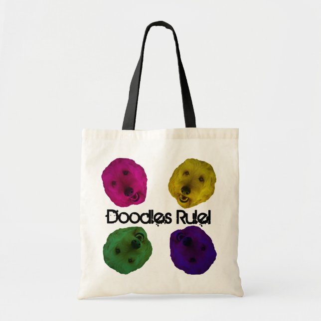 A bolsa de compra da regra dos Doodles (Frente)