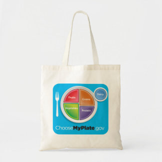A bolsa de compra de MyPlate - azul