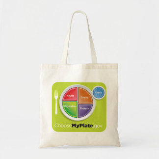 A bolsa de compra de MyPlate - verde