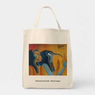 A bolsa de compra de Sekhmet e de Thoth
