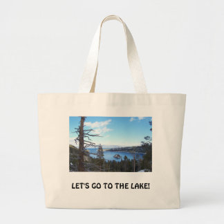 A bolsa de praia de Lake Tahoe,