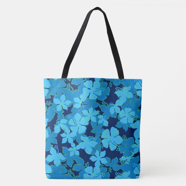 A bolsa de praia floral de Camo do hibiscus (Frente)