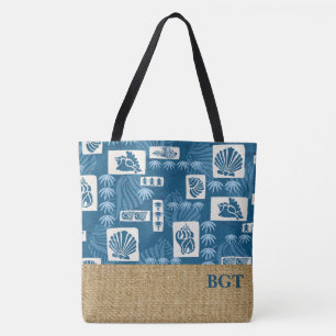 A bolsa de praia submarina havaiana do monograma