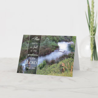 A Bondade do Senhor - Cartão de Escritura