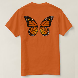 A borboleta bonito da camisa da borboleta voa a