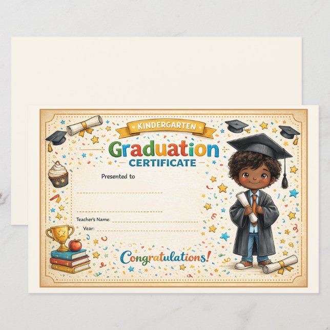 A Bright Keepsake for Life’s First Big Step (Frente/Verso)