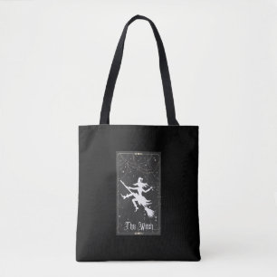 A Bruxa Mama Andando Broom Tarot Tote Bag