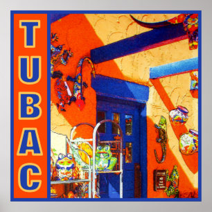 A cabeça de Bull, Tubac, poster de AZ