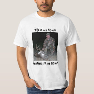 A caça é meu jogo adiciona o t-shirt do