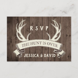 A Caça é sobre a RSVP de Casamento de Barnwood Rus