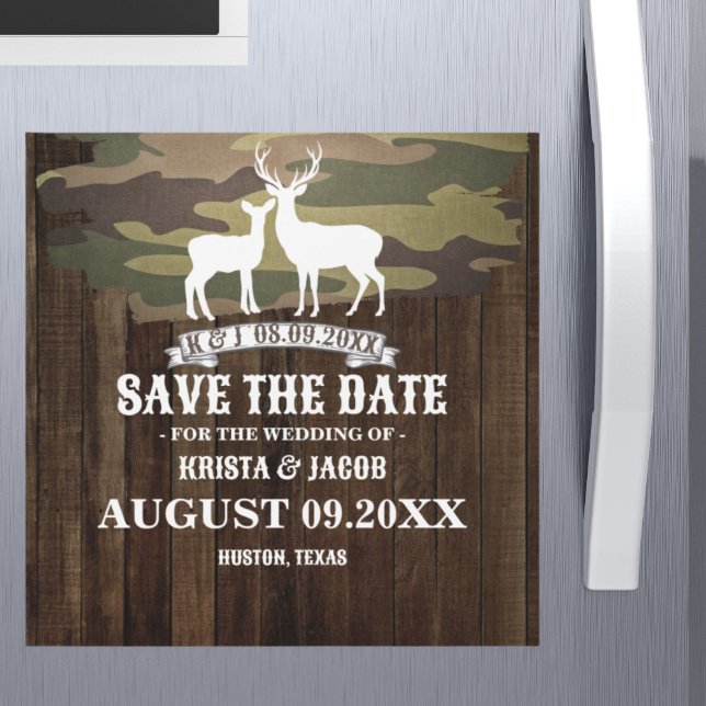 A Caça Terminou Casamento Western Salvar A Data (The Hunt Is Over Western Wedding Save The Date)