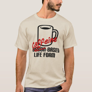A cafeína baseou o t-shirt engraçado do café do