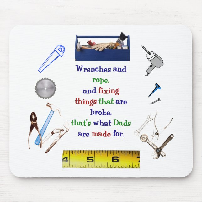A caixa de ferramentas Mousepad do pai (Frente)
