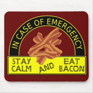 A calma da estada, come o bacon Mousepad