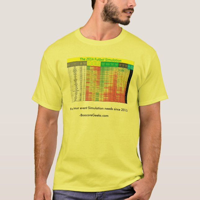 A camisa 2014 da simulação do futebol (Frente)