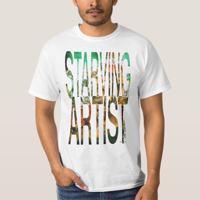 A camisa a mais barata de Zazzle para o artista (Frente)