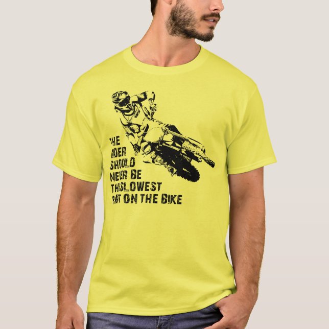A camisa a mais lenta do motocross da bicicleta da (Frente)