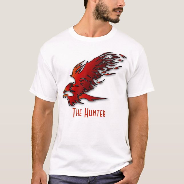 A Camisa Básica do design de Águia Caçadora (Frente)