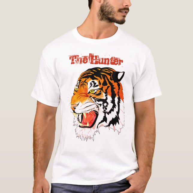 A camisa básica dos designs caçadores (Frente)