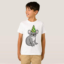 A camisa bonito dos miúdos do desenho do chapéu do