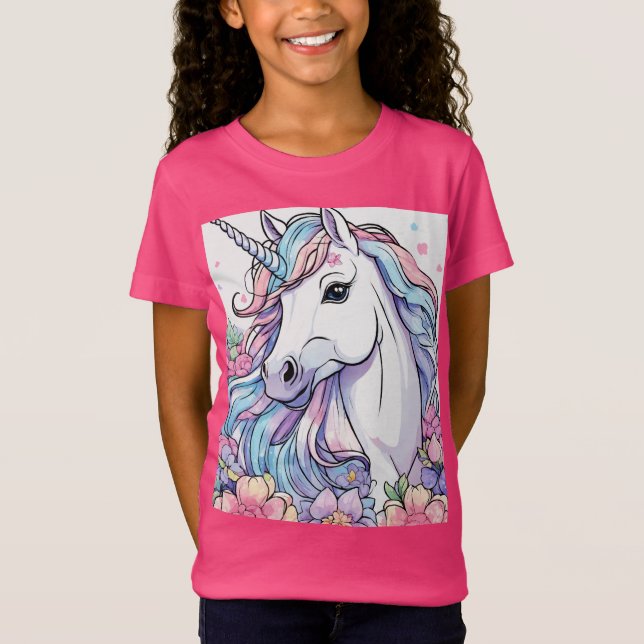 "A camisa cor-de-rosa do unicórnio'' (Frente)