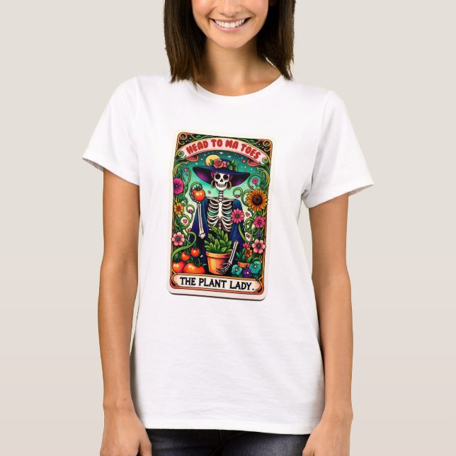 A Camisa Da Planta Senhora Engraçada Tarot (Frente)