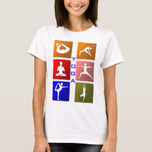 A camisa das mulheres da ioga