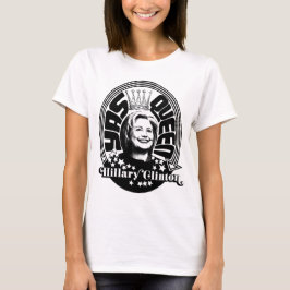 A camisa das mulheres da rainha de Hillary Clinton