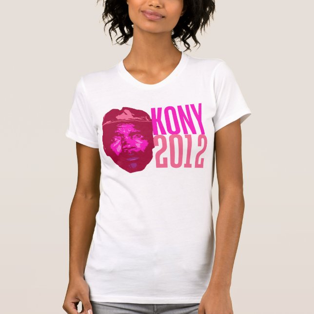 A camisa das mulheres de KONY 2012 (Frente)