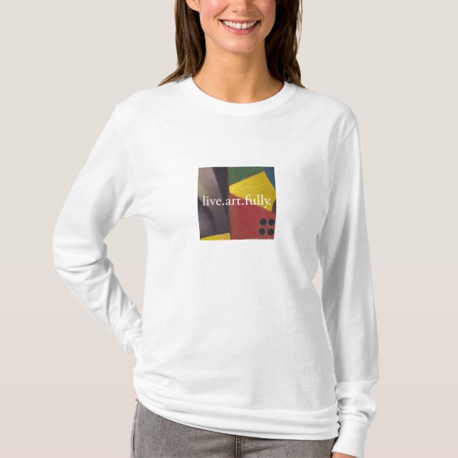 a camisa das mulheres de live.art.fully (Frente)