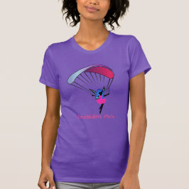 A camisa das mulheres do duende do parapente