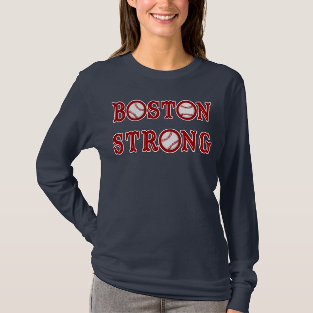 A camisa das mulheres fortes de Boston da Capa (Frente)