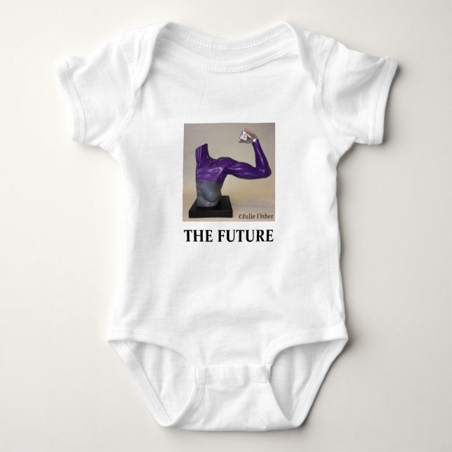 A camisa de basebol rosa-duas-tônicas das futuras  (Frente)