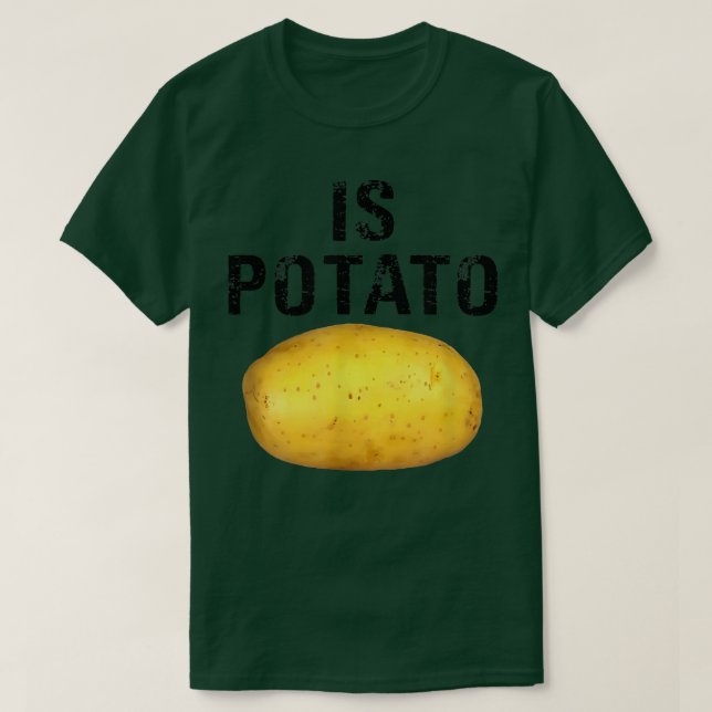 A Camisa De Batata É Engraçada, Como Se Vê Na Noit (Frente do Design)