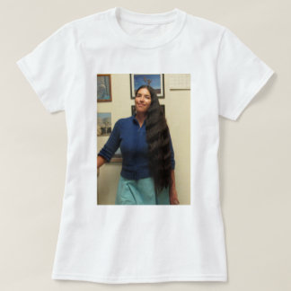 A camisa de cabelo da senhora Com Brown escuro