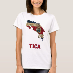 A camisa de Costa Rica "Tica"