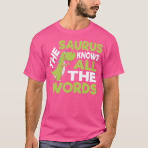 A Camisa De Dinossauro Do Tesauro Engraçado Do Sau